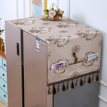 Хладилник Съхранение Прахоуловител Прост Европейски стил Микровълнова Сгъваема прахоустойчива кърпа Моден стол Калъф за тапицерия на дивана