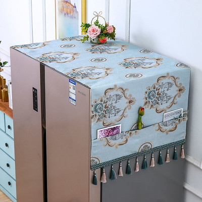 Κάλυμμα σκόνης αποθήκευσης ψυγείου Απλό ευρωπαϊκού στυλ πτυσσόμενο ύφασμα ανθεκτικό στη σκόνη Κάλυμμα ταπετσαρίας καναπέ καρέκλας μόδας