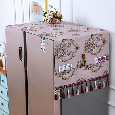 Κάλυμμα σκόνης αποθήκευσης ψυγείου Απλό ευρωπαϊκού στυλ πτυσσόμενο ύφασμα ανθεκτικό στη σκόνη Κάλυμμα ταπετσαρίας καναπέ καρέκλας μόδας