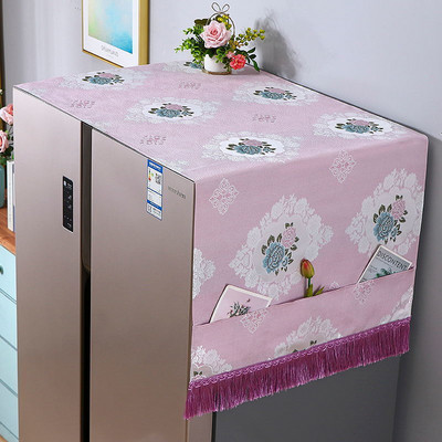 Κάλυμμα σκόνης αποθήκευσης ψυγείου Απλό ευρωπαϊκού στυλ πτυσσόμενο ύφασμα ανθεκτικό στη σκόνη Κάλυμμα ταπετσαρίας καναπέ καρέκλας μόδας