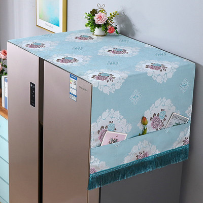 Κάλυμμα σκόνης αποθήκευσης ψυγείου Απλό ευρωπαϊκού στυλ πτυσσόμενο ύφασμα ανθεκτικό στη σκόνη Κάλυμμα ταπετσαρίας καναπέ καρέκλας μόδας