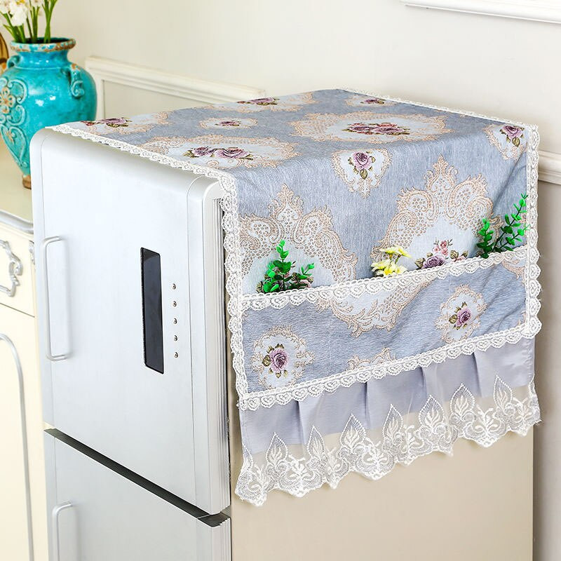 1 PC Fresh Green šaldytuvo dangtelio rankšluostis Mikrobangų krosnelės dulkėms atsparus audinys Būgnas skalbimo mašina Dulkių dangtelis Baldų audinys nuo dulkių