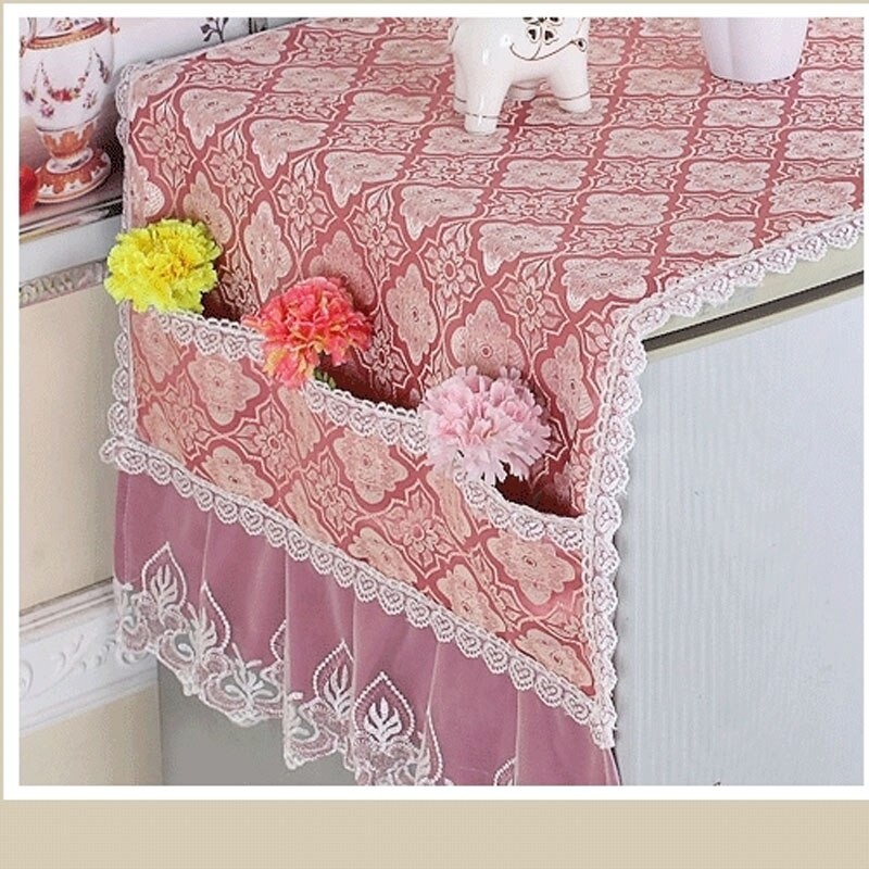 1 PC Fresh Green šaldytuvo dangtelio rankšluostis Mikrobangų krosnelės dulkėms atsparus audinys Būgnas skalbimo mašina Dulkių dangtelis Baldų audinys nuo dulkių