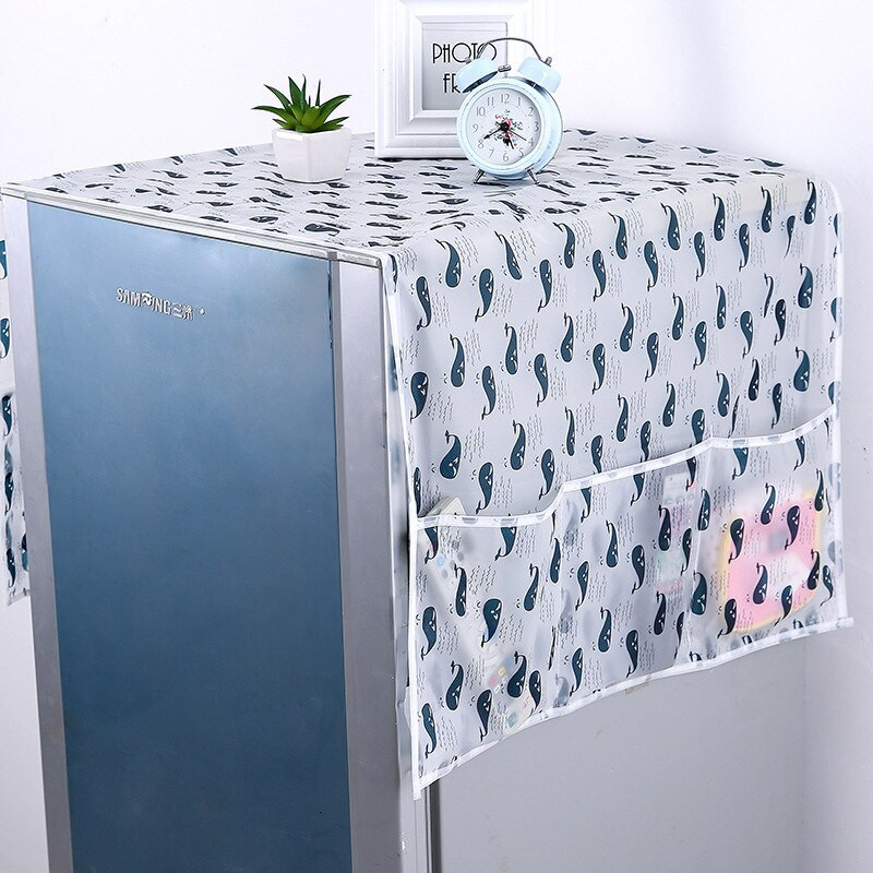 Κάλυμμα προστασίας από τη σκόνη Πολύχρωμη τσέπη ψυγείου Πανί σκόνης πολλαπλών χρήσεων Κάλυμμα πλυντηρίου ρούχων σπιτιού Κάλυμμα οικιακής αποθήκευσης Κρεμαστή τσάντα