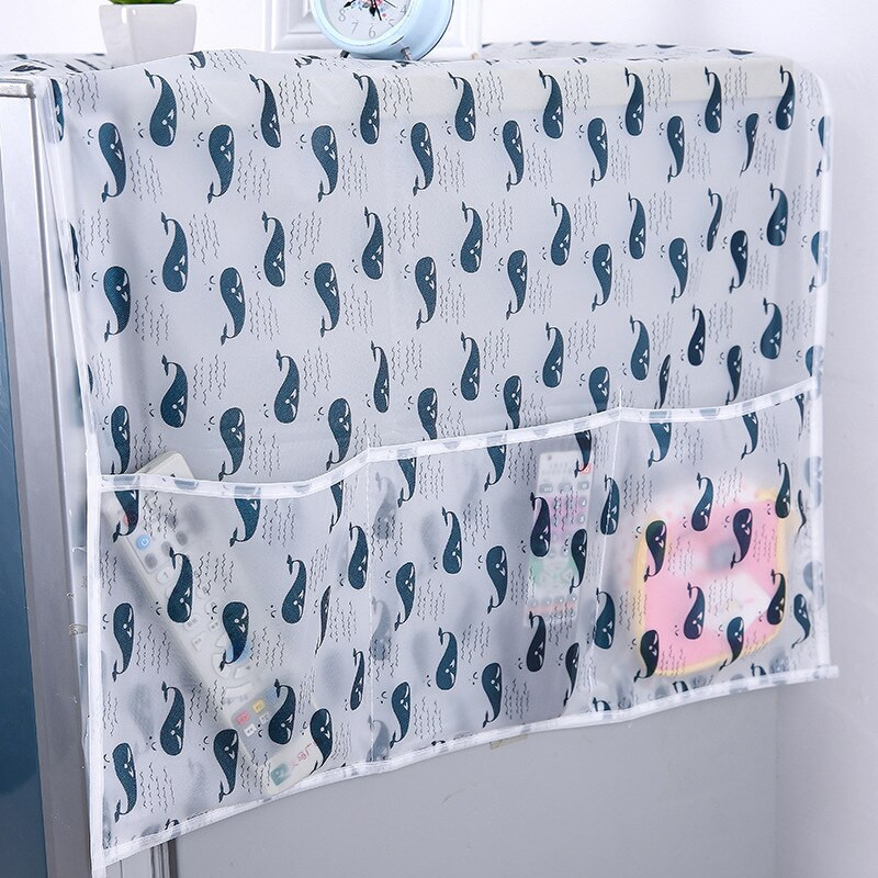 Κάλυμμα προστασίας από τη σκόνη Πολύχρωμη τσέπη ψυγείου Πανί σκόνης πολλαπλών χρήσεων Κάλυμμα πλυντηρίου ρούχων σπιτιού Κάλυμμα οικιακής αποθήκευσης Κρεμαστή τσάντα