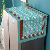 PVC Μονόπορτο Διπλό Κάλυμμα Ψυγείου Κάλυμμα Σκόνης Πετσέτα Κάλυμμα Σκόνης Τύμπανο Πλυντήριο Αδιάβροχο Αντηλιακό Νέο