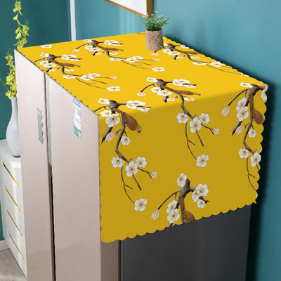 PVC Μονόπορτο Διπλό Κάλυμμα Ψυγείου Κάλυμμα Σκόνης Πετσέτα Κάλυμμα Σκόνης Τύμπανο Πλυντήριο Αδιάβροχο Αντηλιακό Νέο