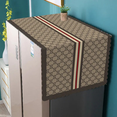 PVC Μονόπορτο Διπλό Κάλυμμα Ψυγείου Κάλυμμα Σκόνης Πετσέτα Κάλυμμα Σκόνης Τύμπανο Πλυντήριο Αδιάβροχο Αντηλιακό Νέο