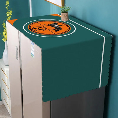 PVC Μονόπορτο Διπλό Κάλυμμα Ψυγείου Κάλυμμα Σκόνης Πετσέτα Κάλυμμα Σκόνης Τύμπανο Πλυντήριο Αδιάβροχο Αντηλιακό Νέο