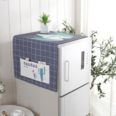 Hűtőszekrény porálló huzat többcélú mosógép felső fedél tároló rendszerező táskákkal