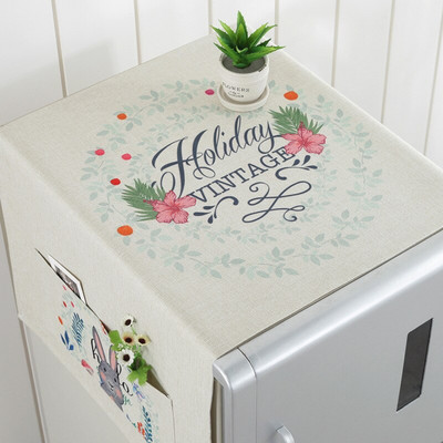 Hűtőszekrény porálló huzat többcélú mosógép felső fedél tároló rendszerező táskákkal