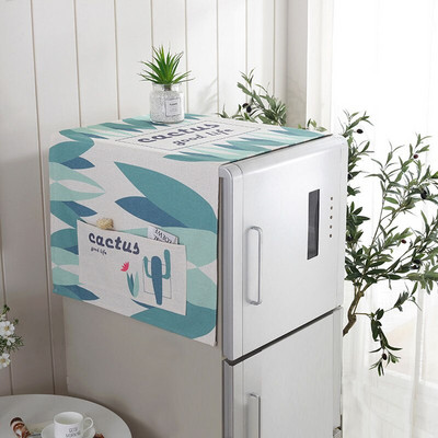 Hűtőszekrény porálló huzat többcélú mosógép felső fedél tároló rendszerező táskákkal