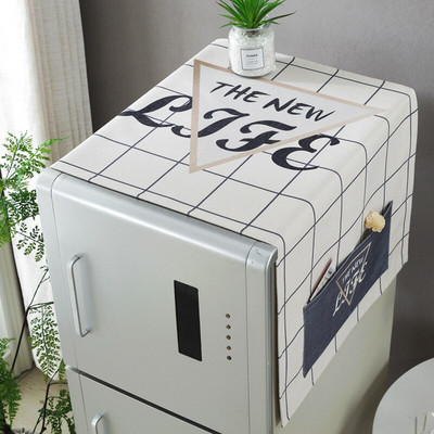 Hűtőszekrény porálló huzat többcélú mosógép felső fedél tároló rendszerező táskákkal