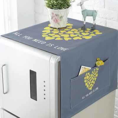 Hűtőszekrény porálló huzat többcélú mosógép felső fedél tároló rendszerező táskákkal