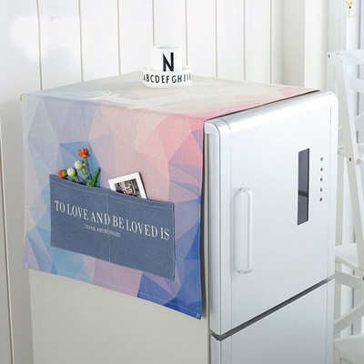 Hűtőszekrény porálló huzat többcélú mosógép felső fedél tároló rendszerező táskákkal