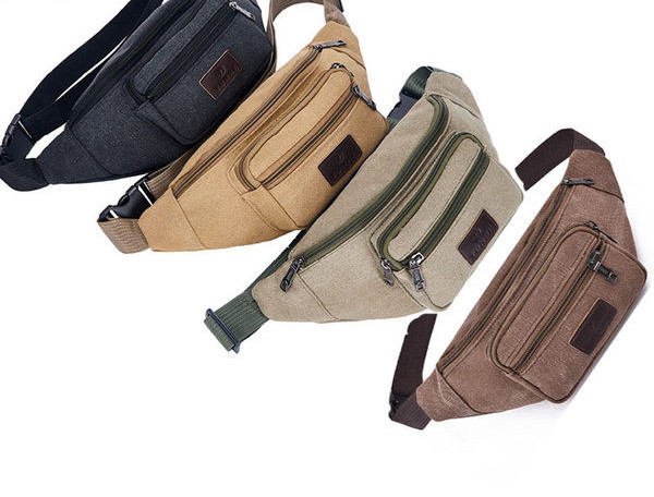 Tekstilna muška torba oko struka u više boja