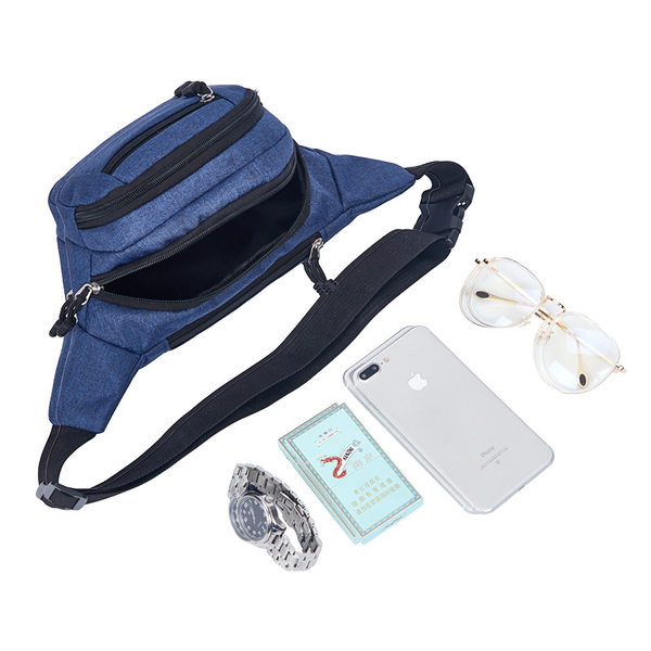 Pánska textilná ľadvinka so zipsami