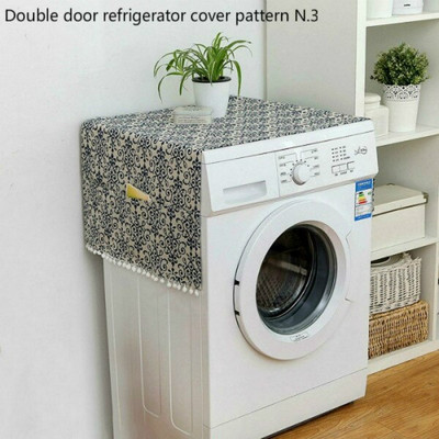 Καλής ποιότητας 70 * 170cm οικιακό υφασμάτινο κάλυμμα σκόνης Πολυλειτουργικό πλυντήριο σκόνης διπλής πόρτας Ψυγείο Κάλυμμα σκόνης