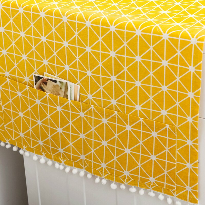 Καλής ποιότητας 70 * 170cm οικιακό υφασμάτινο κάλυμμα σκόνης Πολυλειτουργικό πλυντήριο σκόνης διπλής πόρτας Ψυγείο Κάλυμμα σκόνης