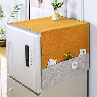 170x66cm Nový kryt na chladničku/práčku do domácnosti, kuchynské doplnky, kryt na mikrovlnnú rúru s bočným úložným vreckom