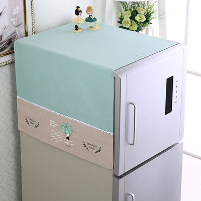 170x66cm Nový kryt na chladničku/práčku do domácnosti, kuchynské doplnky, kryt na mikrovlnnú rúru s bočným úložným vreckom