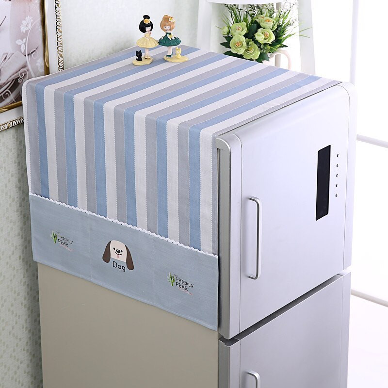 170x66cm Nový kryt na chladničku/práčku do domácnosti, kuchynské doplnky, kryt na mikrovlnnú rúru s bočným úložným vreckom