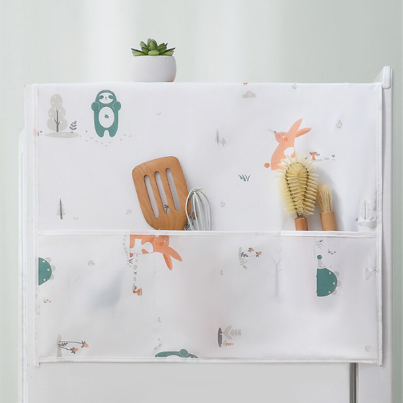 Vodotesný kryt na chladničku, prachový kryt, chladnička v európskom štýle, práčka, kabát, prachový kryt, príslušenstvo, úložný priestor