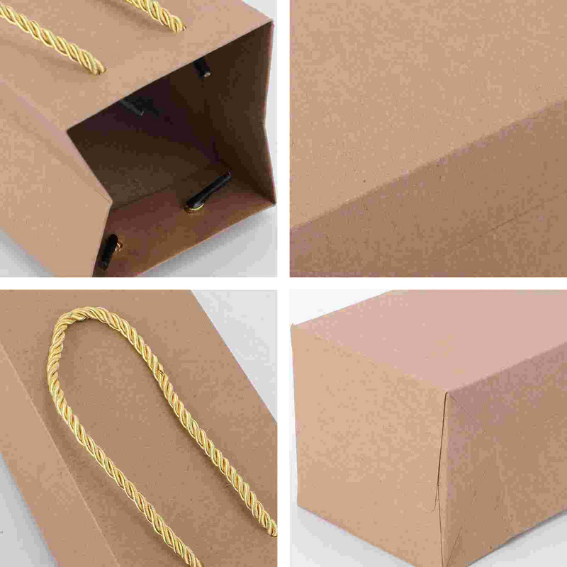 12 papierových vrecúšok na chlieb, darčekové tašky na fľaše, darčekové tašky na remeselné použitie, držiaky na fľaše, kraftové tašky