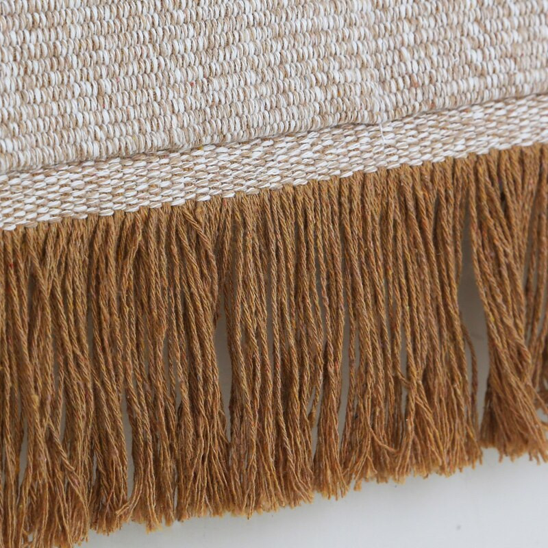 Multifunkčný bavlnený ľanový vyšívaný kryt na práčku, prachotesný kryt na chladničku s úložným vreckom, 55*135CM/70*170CM