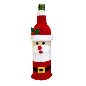 Зони Чаша за вино Покривало за вино Коледен пуловер Винен сладък пуловер за ръчно изработен домашен декор Любовта е сляпа Чаши за вино