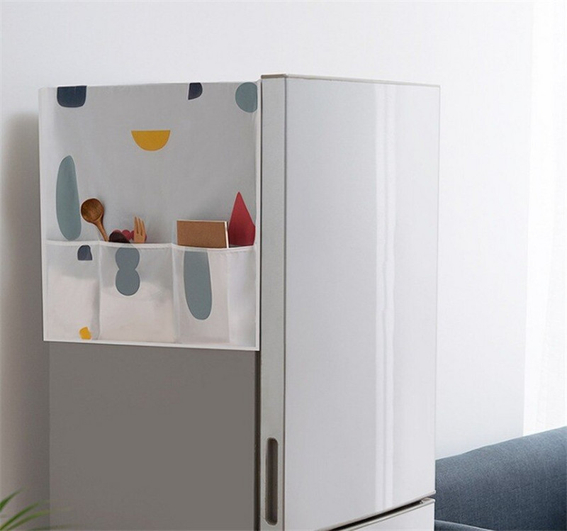 Kryt na chladničku, úložný vak, organizér na úložný priestor do práčky, závesná taška s vreckom