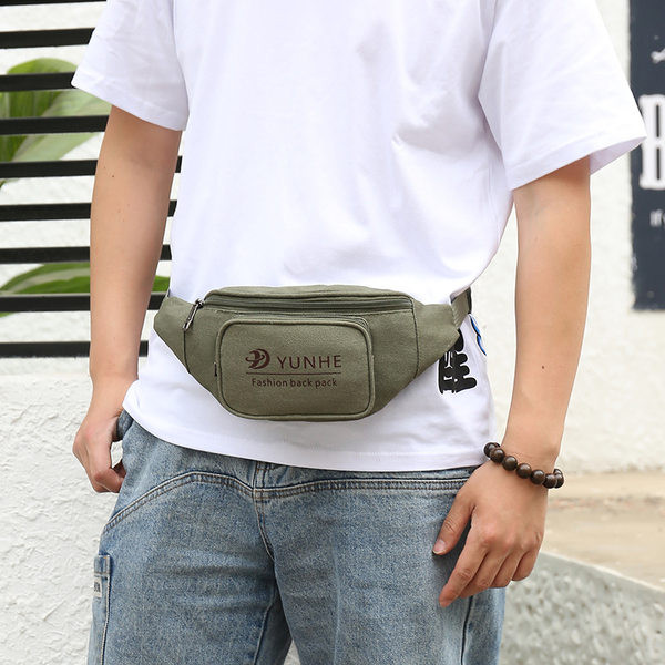 Pánska textilná taška s nápisom