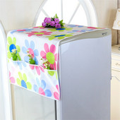 Vodotesný kryt chladničky s potlačou PEVA s prachovým krytom s úložným vreckom Kuchynské potreby Dvojdverová chladnička