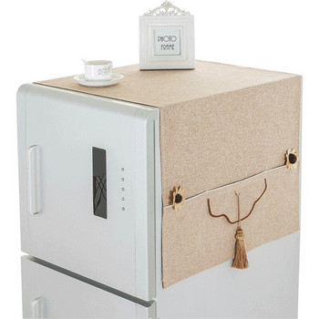 70*170 см прахоуловител за хладилник с джобна чанта за съхранение Пералня Микровълнова фурна Многофункционална покривка Плат