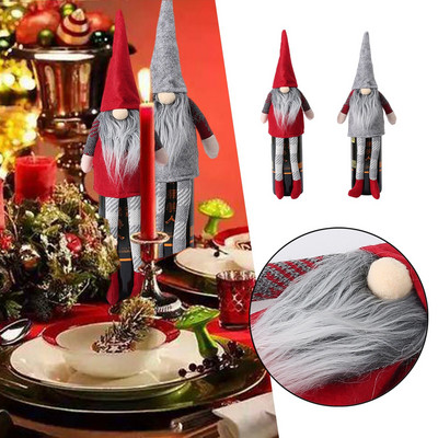 Pahare de vin cu degetul mare pentru sticle de vin Mailer Decoratiuni de Craciun Papusa fara chip Suport pentru sticla de vin Pahar Pahar de vin