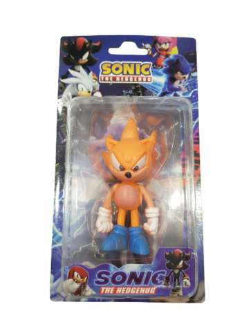 Фигурка Sonic, Пластмасова, Оранжево, 10 см.