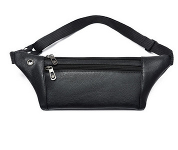 Casual ανδρική τσάντα μέσης από οικολογικό δέρμα