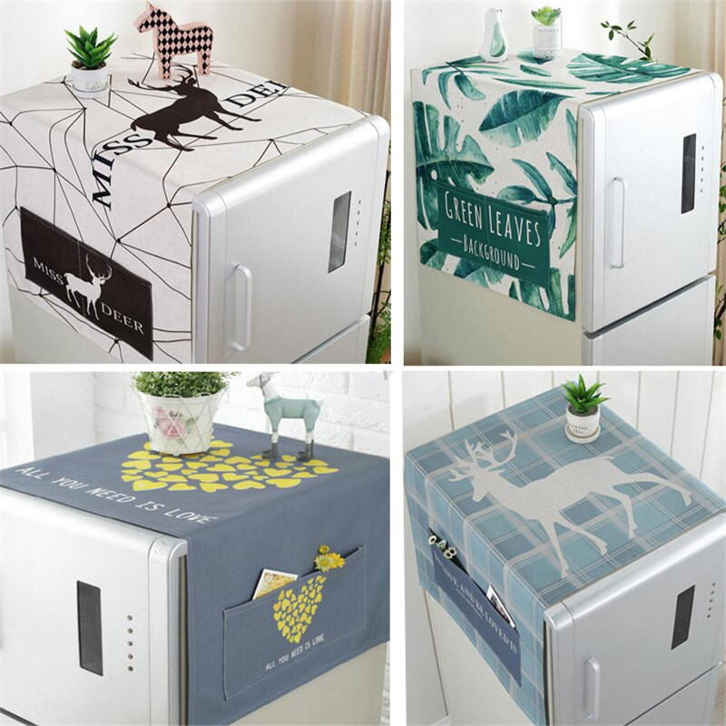 Utierka na chladničku, kryt na jednodverovú chladničku, kryt na dvojité otvorené dvere, kryt na práčku, uterák na mikrovlnnú rúru