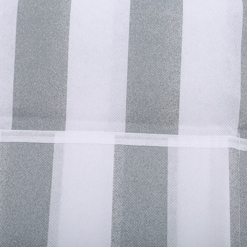 Sivý pruhovaný horný kryt pre domáce spotrebiče, látkový multifunkčný kryt proti prachu, úložný vak, závesný vak