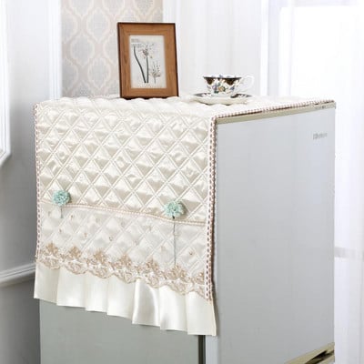 1 db alsó csúszásmentes hűtőszekrény porvédő huzat tárolótáska huzat törölköző vastagító légáteresztő mosógép huzat