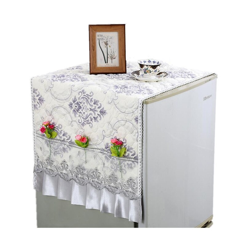 1 db alsó csúszásmentes hűtőszekrény porvédő huzat tárolótáska huzat törölköző vastagító légáteresztő mosógép huzat