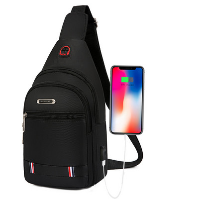 Нов модел мъжка чанта с няколко отделения за рамо