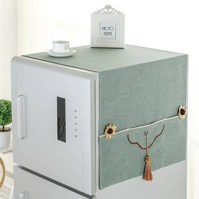 Čisté farebné elegancia, kryty na chladničku, 55 * 140 cm, kryty na práčku, organizér na chladničku, kryt na chladničku, bytová dekorácia