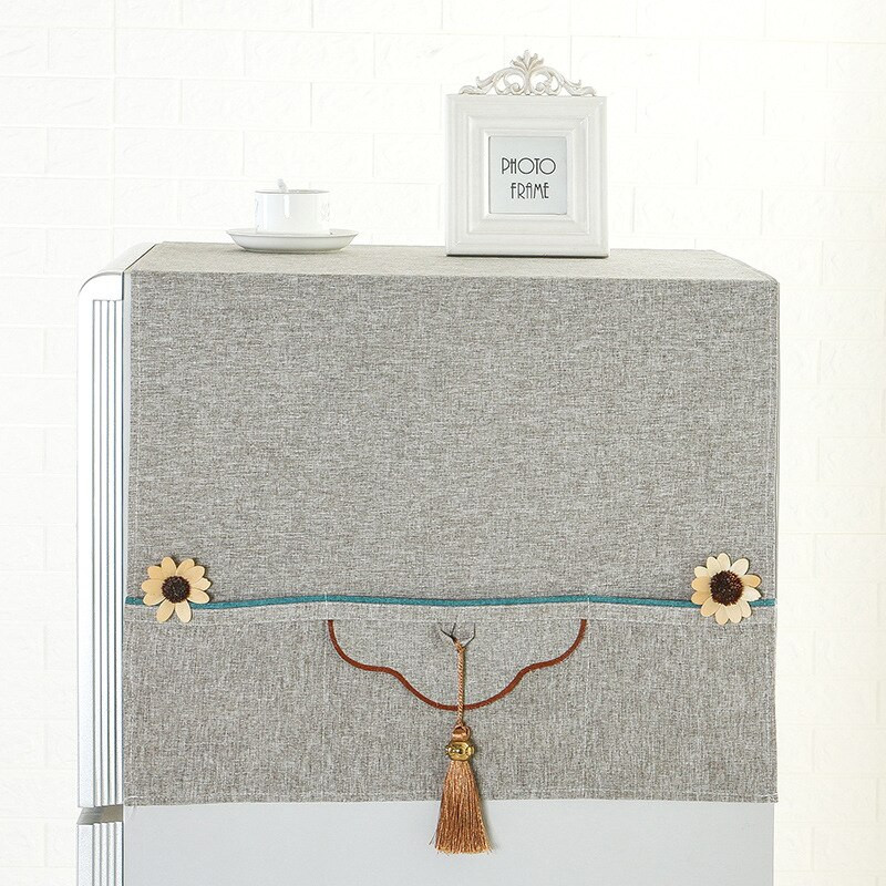 Čisté farebné elegancia, kryty na chladničku, 55 * 140 cm, kryty na práčku, organizér na chladničku, kryt na chladničku, bytová dekorácia