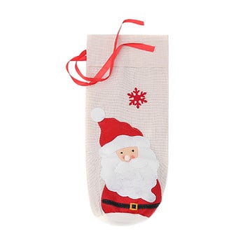 Puffin Wine Bag Christmas Supplies Σετ μπουκαλιών κόκκινου κρασιού Old Man Snowman Red Wine bag House steam wine posses Set 4