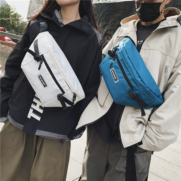 Мъжка текстилна чанта -с надпис