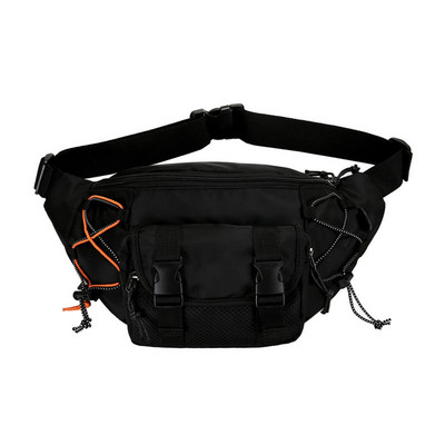 Pánska textilná ľadvinka - biela a čierna farba