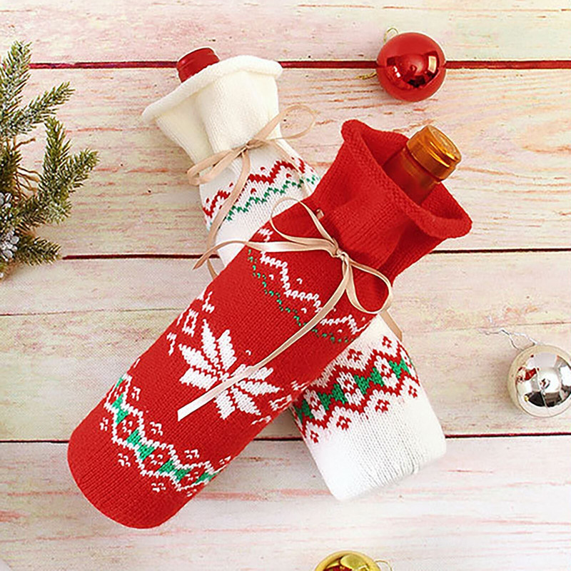 Božićni pribor Set boca vina Božićni ukrasi Set boca vina Šampanjac Vino Set vina