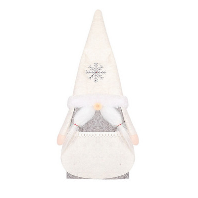 Dámske poháre na víno v tvare Santa Claus fľaša na víno vianočná taška na bábiky držiak na víno bez tváre bytové dekorácie prepravky na víno