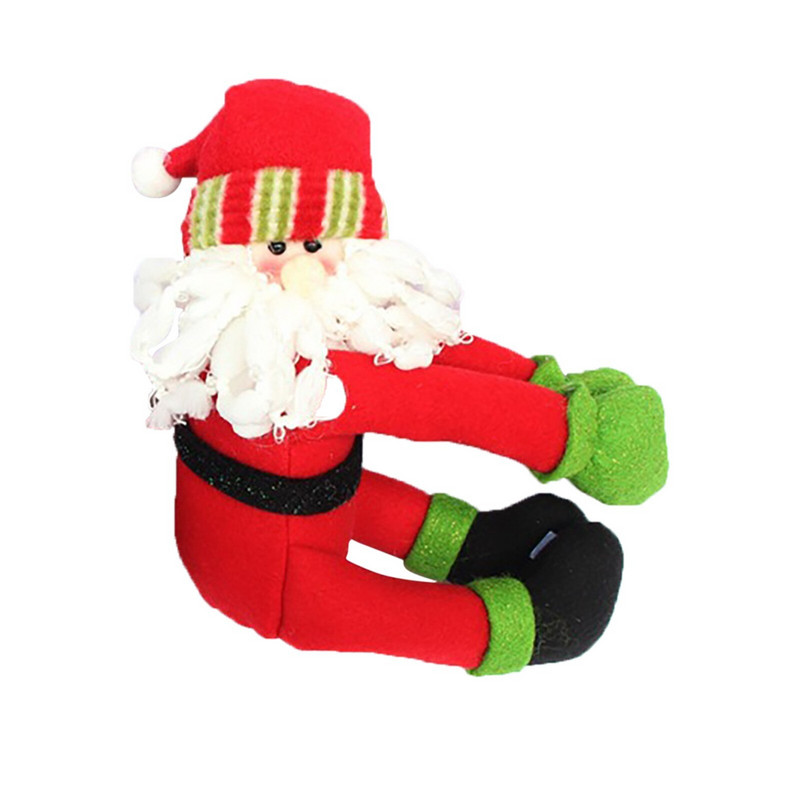 Decor pentru casă de Crăciun Set de sticle de vin Om de zăpadă de Crăciun O sticlă de vin mare care ține bucată de vin Suport pentru pahar de vin de Crăciun